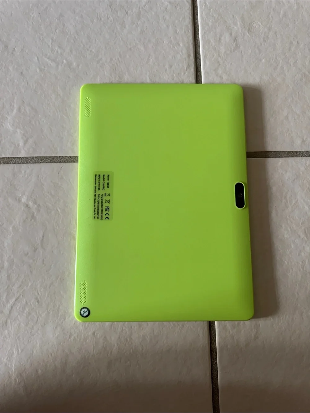 Kids Tablet with Protective Pink Shock-Absorbent Case